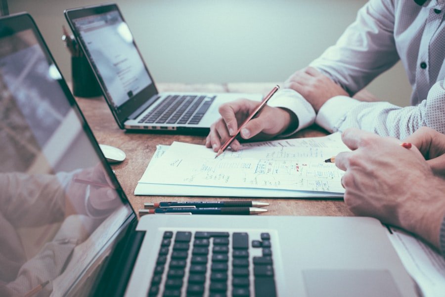 Reviewing a Dubai property investment plan with a client
